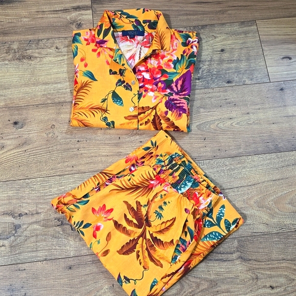 RACHEL Rachel Roy Two Piece Set Button Down Shirt & Wide Leg Pants NWOT - Picture 6 of 16